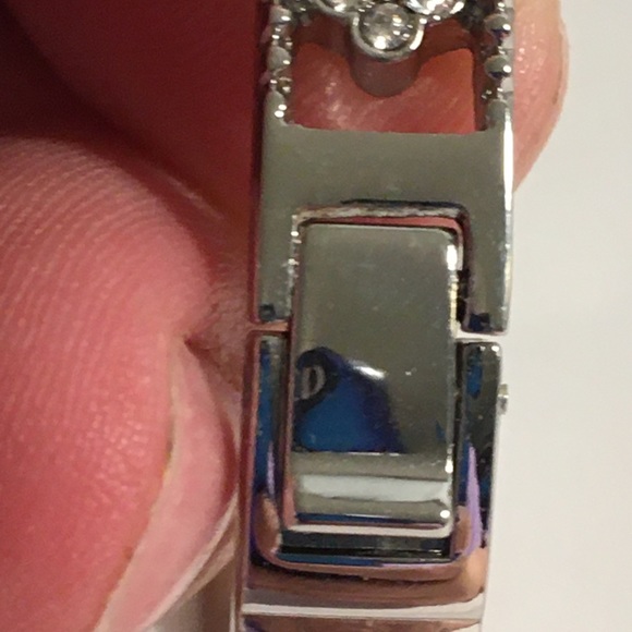 Ann Taylor Factory Rhinestone Hinged Bracelet - Picture 4 of 5